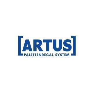 ARTUS Palettenregal 4500 Breite 11,2m Höhe 2,5m 80cm tief mit 2 Ebenen für 24 Europal.