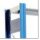 BERT-Großfachregal 10,2m breit 2,5m hoch 60cm tief 6 Ebenen 250kg Fachlast Enzianblau