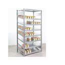 BERT - Kanbanregal 8m breit 2,0m hoch 60cm tief einseitig...