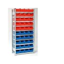 Bert-Sichtlagerkastenregal 4,4m breit 2,0m hoch 40cm tief...