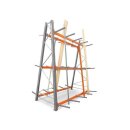 ARTUS - Vertikalregal / Profillagerregal 16,8m breit 3,5m...