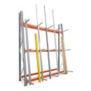 ARTUS - Vertikalregal / Profillagerregal 27,9m breit 3,5m...