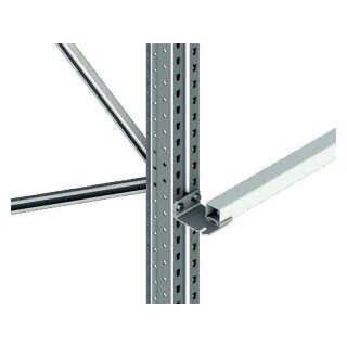 P90 Horizontale Durchschubsicherung 5575 mm für Lichte Feldbreite 5490 mm C50x40x2,0 mm, verzinkt ohne Befestigung