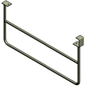 P90 Fachteilerbügel Balkentyp BX50, TxH 1100X700 mm für Balkenhöhe 100 mm, RAL 9002