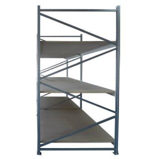 Dexion Regalrahmen Longspan LS3 Typ 50/18, TxH 1000x1500mm - verzinkt - unmontiert