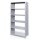 HI280 Fachbodenregal Grundfeld HxBxT 3000 X 900 X 600mm mit 8 Böden - Rahmen geschlossen - verzinkt