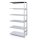 HI280 Fachbodenregal Anbaufeld HxBxT 2300 X 1000 X 300mm mit 6 Böden - Rahmen offen - verzinkt