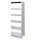 HI280 Fachbodenregal Anbaufeld HxBxT 3000 X 1290 X 400mm mit 8 Böden - Rahmen geschlossen - verzinkt