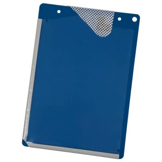 Auftragstasche "Bold" aus PVC - Hartfolie mit Schlüsselfach, Blau