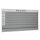 Planungstafell mit verstärktem Kunststoffprofil, Grau für Format DIN A4, Schienen 6 (1.580 x 900 mm) mit Beschriftung Baupläne