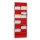 Planungstafel zweireihig für den Werkstattbereich aus Metall, für DIN A4 Auftragstaschen, Größe: 554 x 1.280 mm, Rot