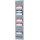 Planungstafel einreihig, für DIN A4, Planungsreihen durchgehend befüllbar, Maße 315 x 1.757 mm, Schienen 15, Verpackungseinheit: 1 STK