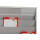 Werkstattplaner breit mit vorgedrucktem Zeitschema, Namensschilder links außen, Grau, mit 10 Schienen, für Format DIN A5 u. 2/3 A4, Maße 1.125 x 960 mm