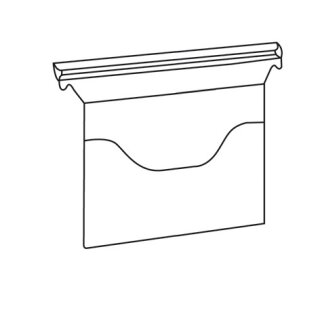 Terminmappe "VISIMAP" in unterschiedlichen Formaten, mit Bogenschnitt, Format DIN A5 quer