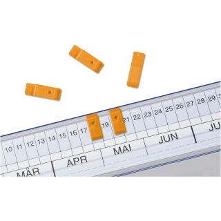 Signal-Aufstecker für die Serie VISIMAP, Breite 5 mm, Orange