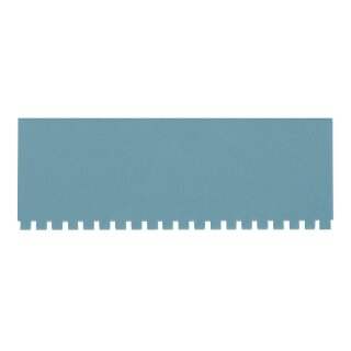 Bezeichnungsschilder für Einstecktafeln, aus Karton, 27mm hoch, 76mm breit, Blau