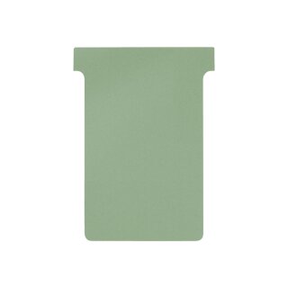 T-Karte, Größe L, unbedruckt, für alle T-Card Systemtafeln, Größe: 94 x 125 mm, Einsteckbreite: 78 mm, Sichthöhe: 17 mm, Grün, Verpackungseinheit: 1 P/100