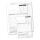 Werkstatt-Arbeitskarten zur Erfassung von Aufträgen, Weiß, Größe DIN A4 mit 21 Arbeitspositionen