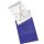 Magnet-Sichttasche aus Hart-PVC mit Magnetstreifen auf der Rückseite, DIN A4 hoch, Maße 217 x 305 x 3 mm, Blau