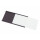 Etikettenhalter aus magnetischem C-Profil inkl. Papiereinlage und transparenter Klarsichtfolie, Schwarz, Höhe 30 mm