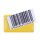 Etikettenträger magnetisch inkl. Etikett, Gelb, Größe 58 x 100 mm
