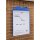 PVC Dokumentenhülle mit magnetischen Schlaufen ohne Regenschutzklappe, Blau, Format DIN A5, Maße 155 x 220 mm