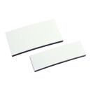 Magnet-Lagerschild zur Beschriftung mit Permanent-Markern, Weiß, Größe 20 x 100 mm