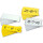 Magnet-Lagerschild zur Beschriftung mit Permanent-Markern, Gelb, Größe 20 x 100 mm