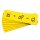 Magnet-Lagerschild zur Beschriftung mit Permanent-Markern, Gelb, Breite 10 mm