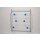 Wandhalterung aus Metall für Schutzprodukte auf Spenderrollen, Maße 830 x 897 x 141 mm, Rollenaufnahme 3-fach