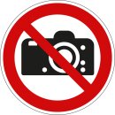 Verbotsschild "Fotografieren verboten" für...