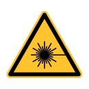 Warnschild "Warnung vor Laserstrahl", für...