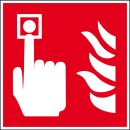 Brandschutzschild "Brandmelder" für Innen-...