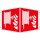 Brandschutz-Winkelschild "Löschschlauch" für Innen- und Außenbereiche, Rot, Material Aluminium geprägt, langnachleuchtend, Maße 15 x 15 cm