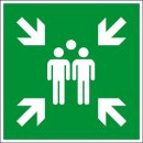 Fluchtwegsschild "Sammelstelle", für...