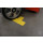 Stellplatzmarker "X-Stück" zur Bodenmarkierung im Innenbereich, Material 0,7 mm Polycarbonat, Gelb