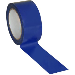 Extra stabiles Bodenmarkierungsband für Innenbereiche aus 0,5mm starkem PVC, befahrbar, Blau
