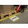 Bodenbeschriftungstasche A4 offen zur Kennzeichnung von Palettenstellplätzen mit austauschbarer Beschriftung, Rot