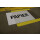 Bodenbeschriftungstasche A4 offen zur Kennzeichnung von Palettenstellplätzen mit austauschbarer Beschriftung, Hellgrau