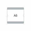 Bodenbeschriftungstasche A5 offen, zur Kennzeichnung von...