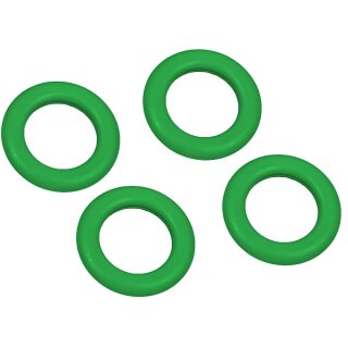 Griffloch-Ringe aus Kunststoff für alle Ringbücher, Ordner und Stehsammler aus PP-Hartfolie (1,2-2,0mm) Grün