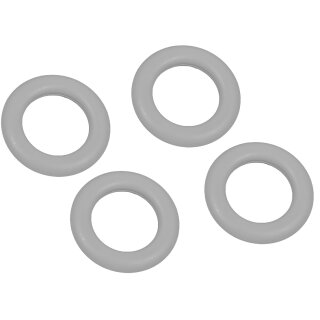 Griffloch-Ringe aus Kunststoff für alle Ringbücher, Ordner und Stehsammler aus PP-Hartfolie (1,2-2,0mm) Hellgrau