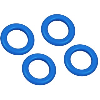 Griffloch-Ringe aus Kunststoff für alle Ringbücher, Ordner und Stehsammler aus PP-Hartfolie (1,2-2,0mm) Blau