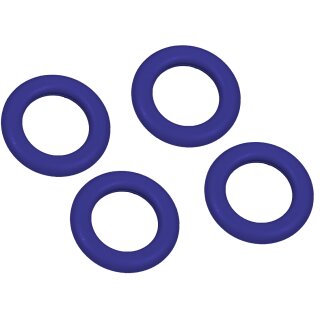 Griffloch-Ringe aus Kunststoff für alle Ringbücher, Ordner und Stehsammler aus PP-Hartfolie (1,2-2,0mm) Dunkelblau
