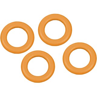 Griffloch-Ringe aus Kunststoff für alle Ringbücher, Ordner und Stehsammler aus PP-Hartfolie (1,2-2,0mm) Orange