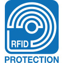 Scheckkartenhülle aus PVC-Folie, RFID-Protection für maximale Datensicherheit, 90 x 59 mm, Weiß