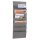 PP Planboard zur Aufbewahrung von Dokumenten, Zeitschriften oder Auftragstaschen, Maße 900 x 340 mm, Format A4 quer, Sichtrand 4 cm, Verpackungseinheit: 1 STK