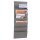 PP Planboard Grau, Maße 900 x 340 mm, Format A4 quer, Sichtrand 4 cm