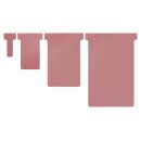 T-Karte, Größe S, unbedruckt, für alle T-Card Systemtafeln, Größe: 30 x 55 mm, Einsteckbreite: 16 mm, Sichthöhe: 17 mm, Rosa, Verpackungseinheit: 1 P/100