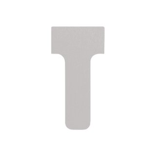 T-Karte, Größe S, unbedruckt, für alle T-Card Systemtafeln, Größe: 30 x 55 mm, Einsteckbreite: 16 mm, Sichthöhe: 17 mm, Weiß, Verpackungseinheit: 1 P/100